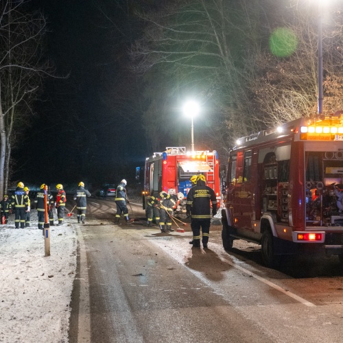 Fahrzeugunfall auf der B132 – keine Verletzten