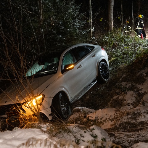 Fahrzeugunfall auf der B132 – keine Verletzten